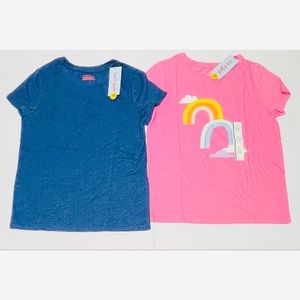 Bundle of 2 NWT rainbow shirts size 10-12 *1012-3